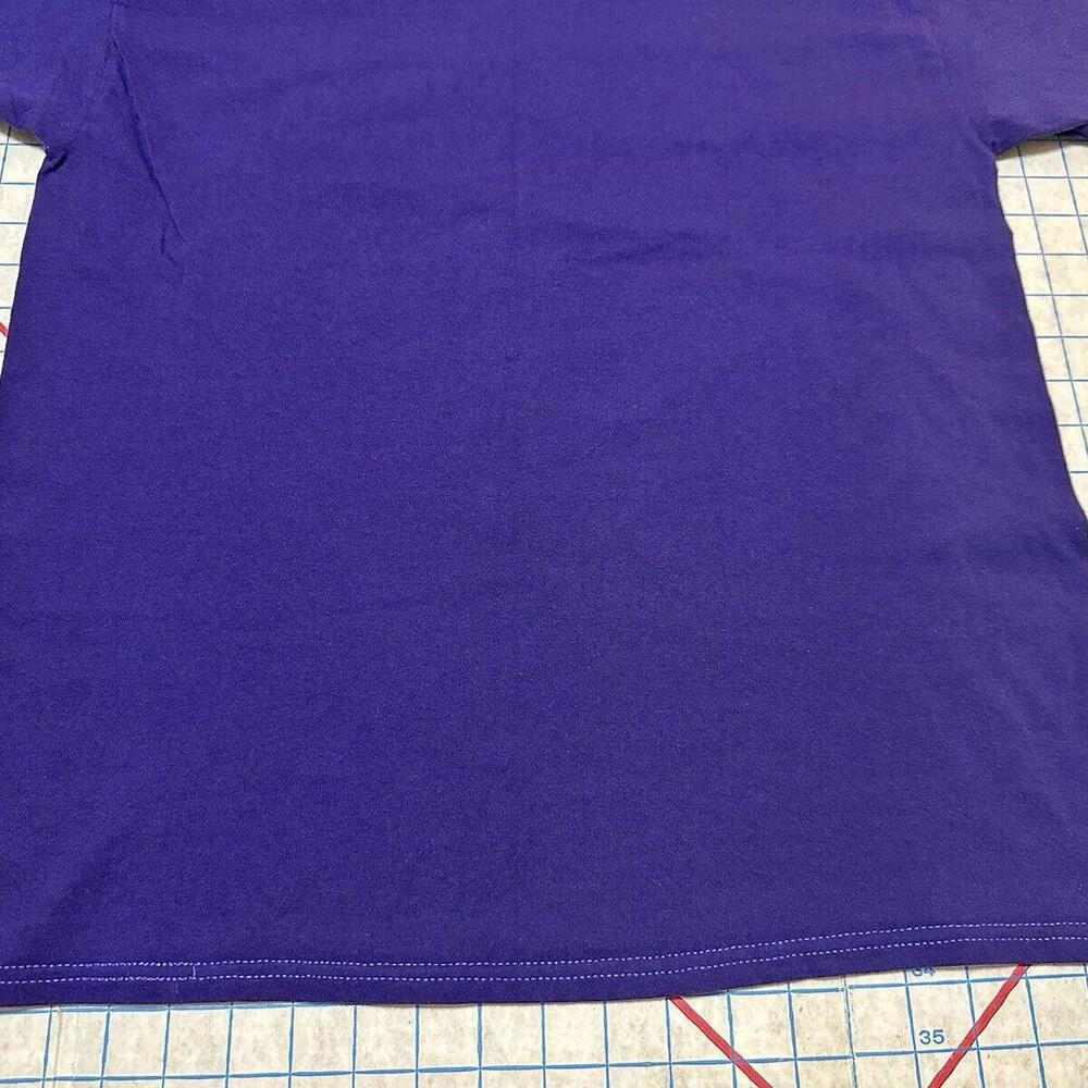 UW Washington Huskies Purple 80’s Wolf T-Shirt Men’s Size Large Y2K VTG Champion - Picture 9 of 13